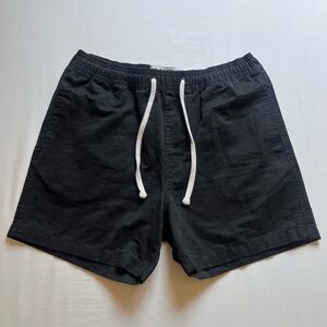 SAMPSON & TAYLOR black men’s cotton nylon elastic waist drawstring shorts